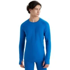 Icebreaker 200 Zone Crewe Langarmshirt Herren - Lazurite