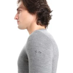 Icebreaker 260 Tech Crewe Langarmshirt Herren - Gritstone HTHR -Deutschland Icebreaker Verkaufs-Shop icebreaker mens 260 tech crewe long sleeve shirt gritstone hthr 5 1555005