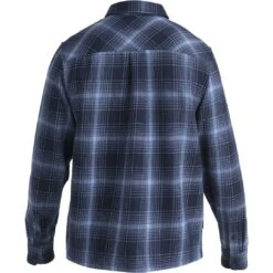 Icebreaker Dawnder Kariertes Flanellhemd Herren - Midnight Navy/Kyanite -Deutschland Icebreaker Verkaufs-Shop icebreaker mens dawnder long sleeve flannel shirt midnight navy kyanite 2 1486136