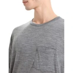 Icebreaker Granary Pocket T-Shirt Herren - Gritstone Hthr 12 Icebreaker Granary Pocket T-Shirt Herren - Gritstone Hthr -Deutschland Icebreaker Verkaufs-Shop icebreaker mens granary short sleeve pocket tee gritstone hthr 6 1381276