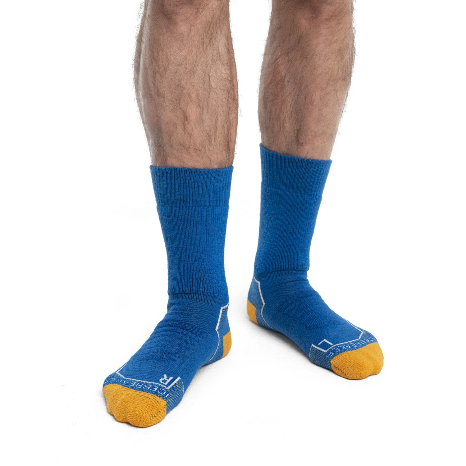 Icebreaker Hike+ Heavy Crew Socken Herren - Lazurite/Snow 2 Icebreaker Hike+ Heavy Crew Socken Herren - Lazurite/Snow – Bild 2