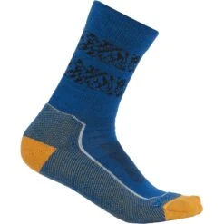 Icebreaker Hike+ Light Crew Natural Summit Socken Herren - Lazurite/Solar/Snow