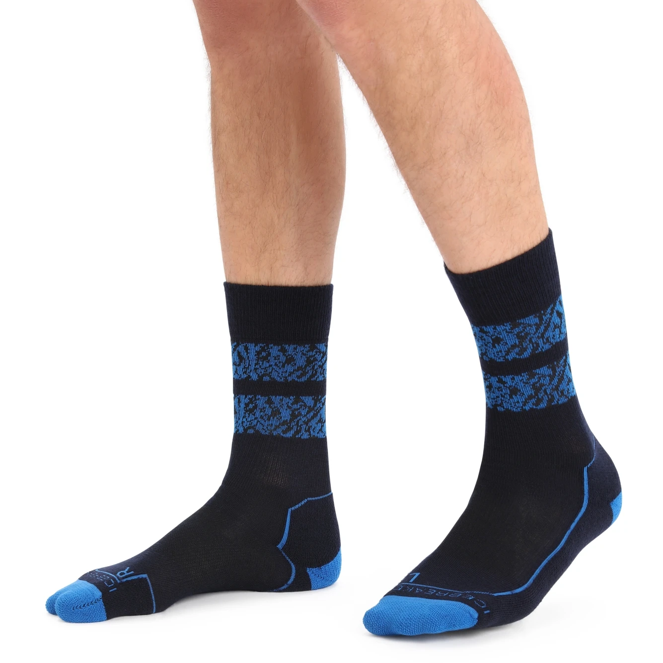 Icebreaker Hike+ Light Crew Natural Summit Socken Herren - Midnight Navy/Lazurite/Black 3 Icebreaker Hike+ Light Crew Natural Summit Socken Herren - Midnight Navy/Lazurite/Black – Bild 3