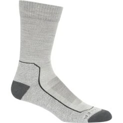 Icebreaker Hike+ Light Crew Socken Herren - Blizzard HTHR