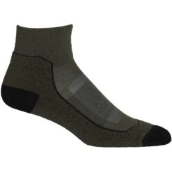 Icebreaker Hike+ Light Mini Socken Herren - Loden/Black/Gritstone Hthr