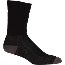 Icebreaker Hike+ Medium Crew Socken Herren - Schwarz/Mink/Monsoon