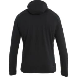 Icebreaker Quantum Hybrid Kapuzenjacke Herren - Schwarz -Deutschland Icebreaker Verkaufs-Shop icebreaker mens merino quantum hybrid long sleeve zip hoodie black 2 1486210