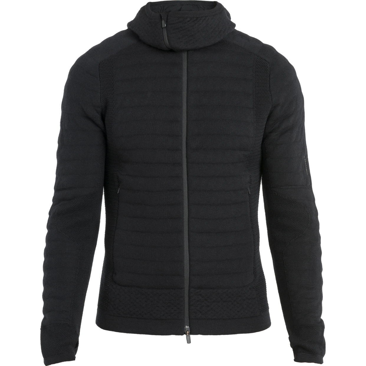 Icebreaker ZoneKnit™ Explore Kapuzenjacke Herren - Schwarz 3 Icebreaker ZoneKnit™ Explore Kapuzenjacke Herren - Schwarz – Bild 3