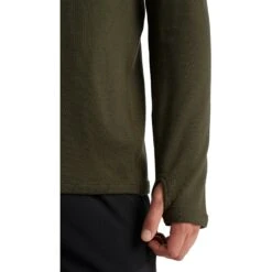 Icebreaker Original Half Zip Herren Langarmshirt Herren - Loden -Deutschland Icebreaker Verkaufs-Shop icebreaker mens original half zip long sleeve shirt loden 6 1037569