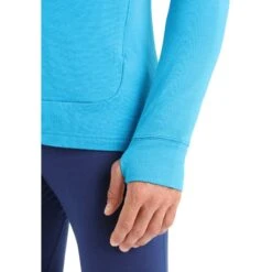 Icebreaker Quantum III Midlayer Jacke Mit Kapuze Herren - Geo Blue/Royal Navy -Deutschland Icebreaker Verkaufs-Shop icebreaker mens quantum iii long sleeve zip hood midlayer geo blue royal navy 3 1381790