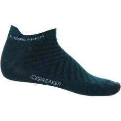 Icebreaker Run+ Ultralight Micro Socken Herren - Green Glory/Snow