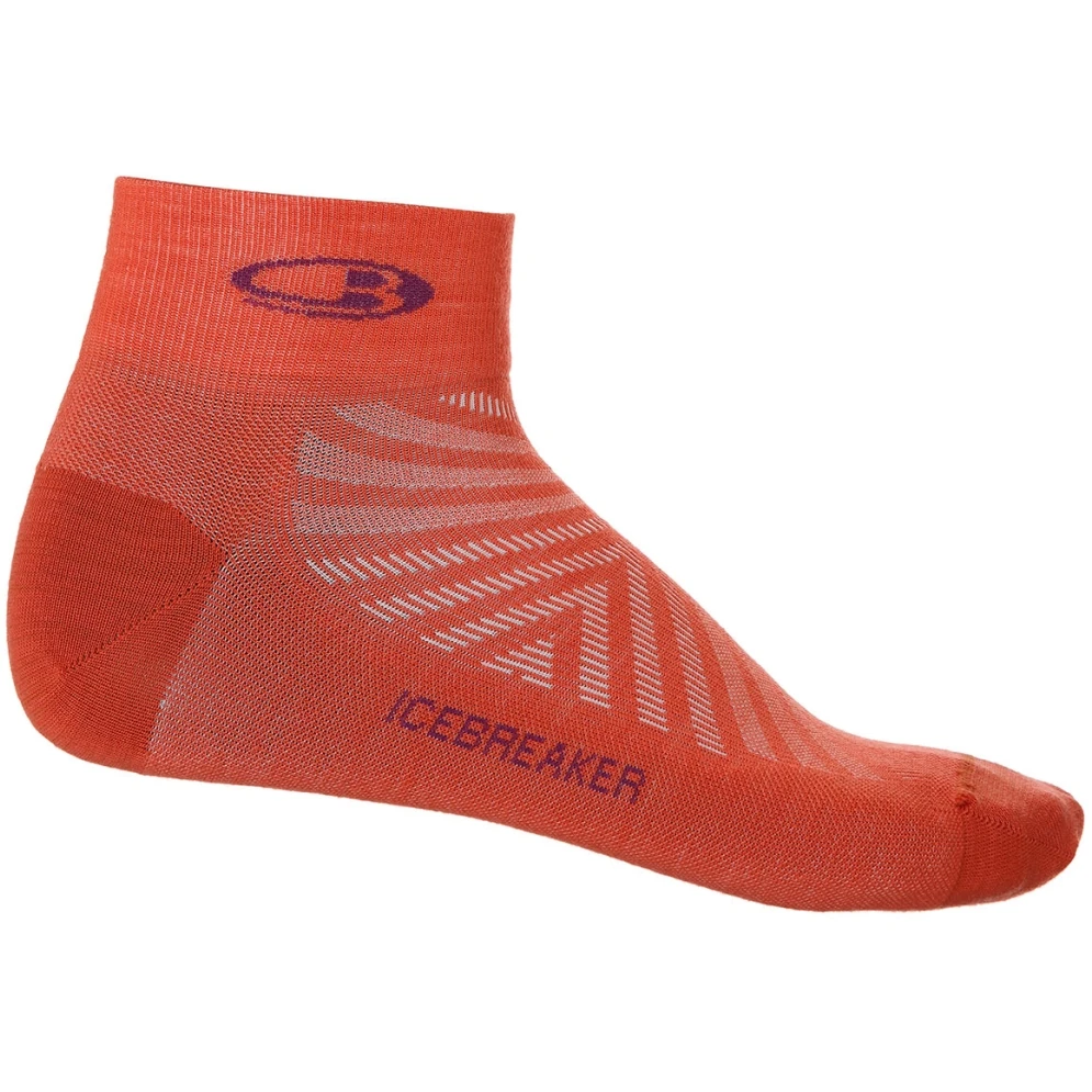 Icebreaker Run+ Ultralight Mini Socken Herren - Vibrant Earth/Go Berry 1 Icebreaker Run+ Ultralight Mini Socken Herren - Vibrant Earth/Go Berry