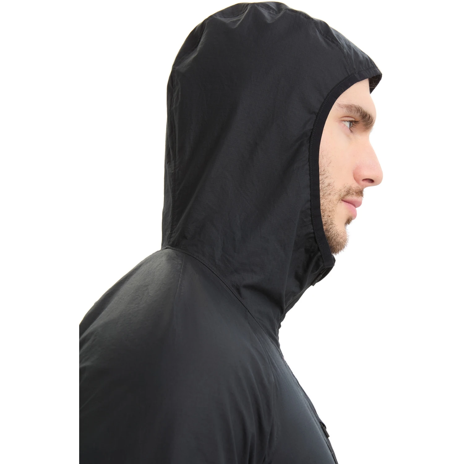 Icebreaker Shell+™ Cotton Windbreaker Herren - Schwarz 10 Icebreaker Shell+™ Cotton Windbreaker Herren - Schwarz – Bild 10