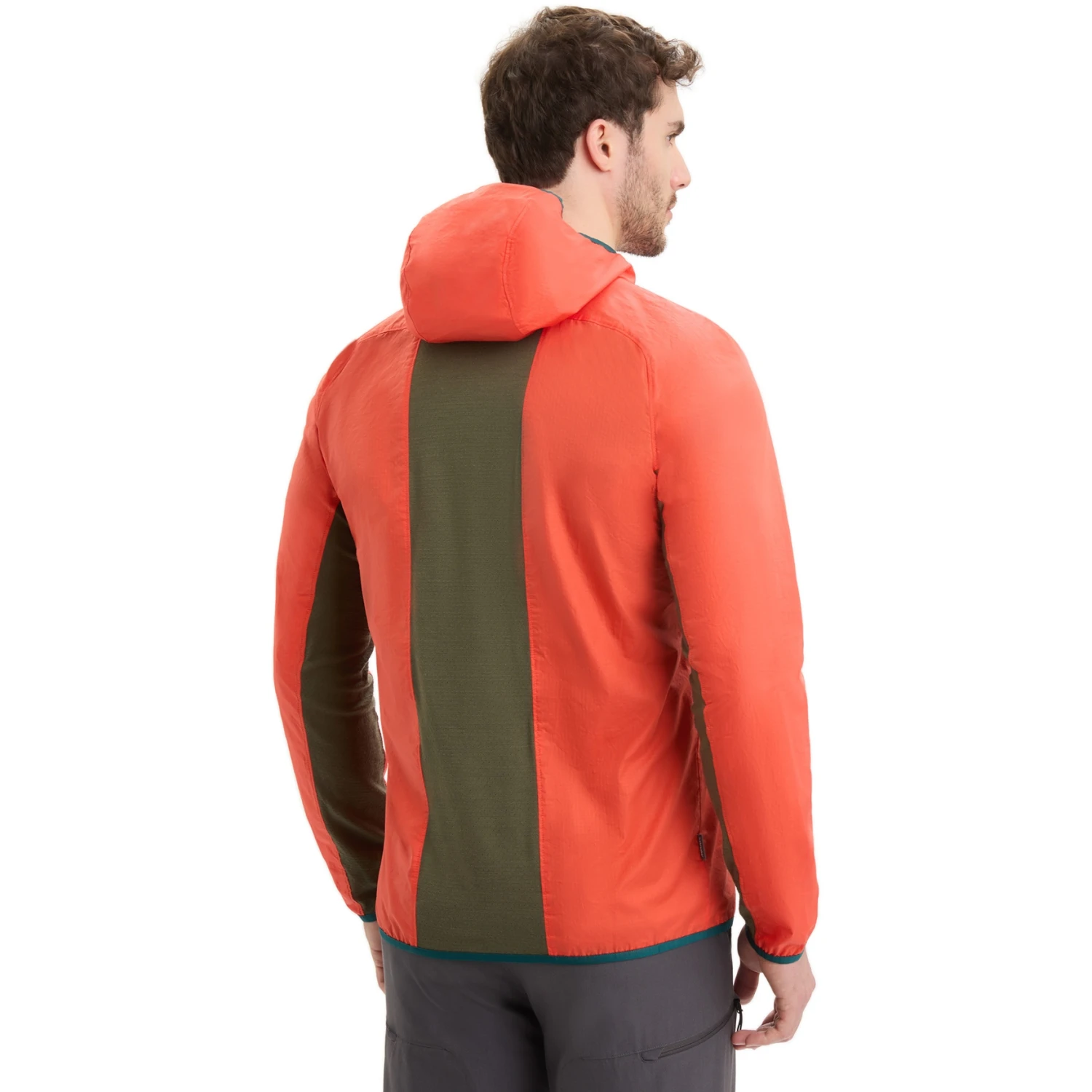 Icebreaker Shell+™ Cotton Windbreaker Herren - Vibrant Earth/Loden 4 Icebreaker Shell+™ Cotton Windbreaker Herren - Vibrant Earth/Loden – Bild 4