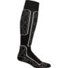 Icebreaker Ski+ Medium OTC Alpine Geo Socken Herren - Black/Snow