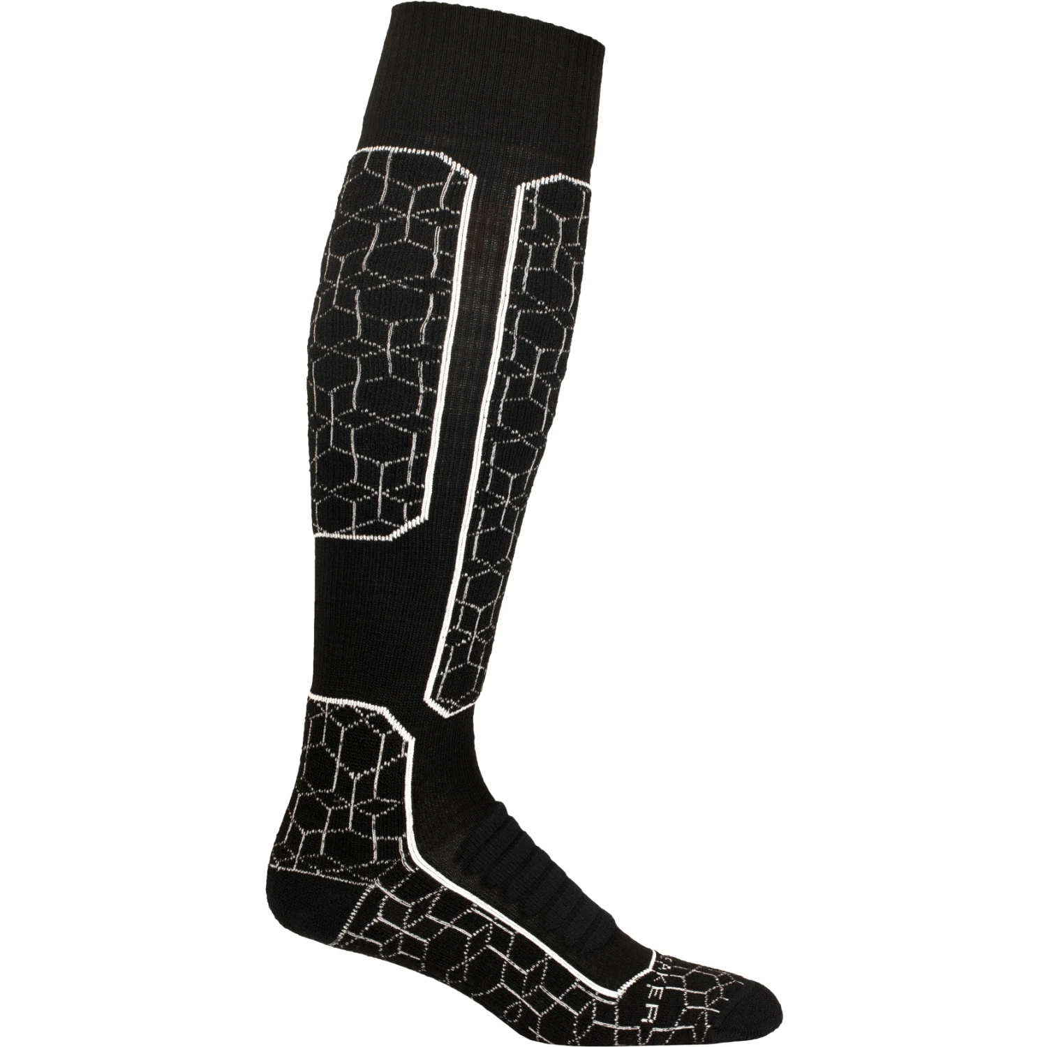 Icebreaker Ski+ Medium OTC Alpine Geo Socken Herren - Black/Snow 1 Icebreaker Ski+ Medium OTC Alpine Geo Socken Herren - Black/Snow