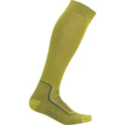 Icebreaker Ski+ Ultralight OTC Socken Herren - Bio Lime/Loden/Lazurite