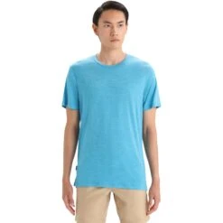 Icebreaker Sphere II T-Shirt Herren - Geo Blue Hthr