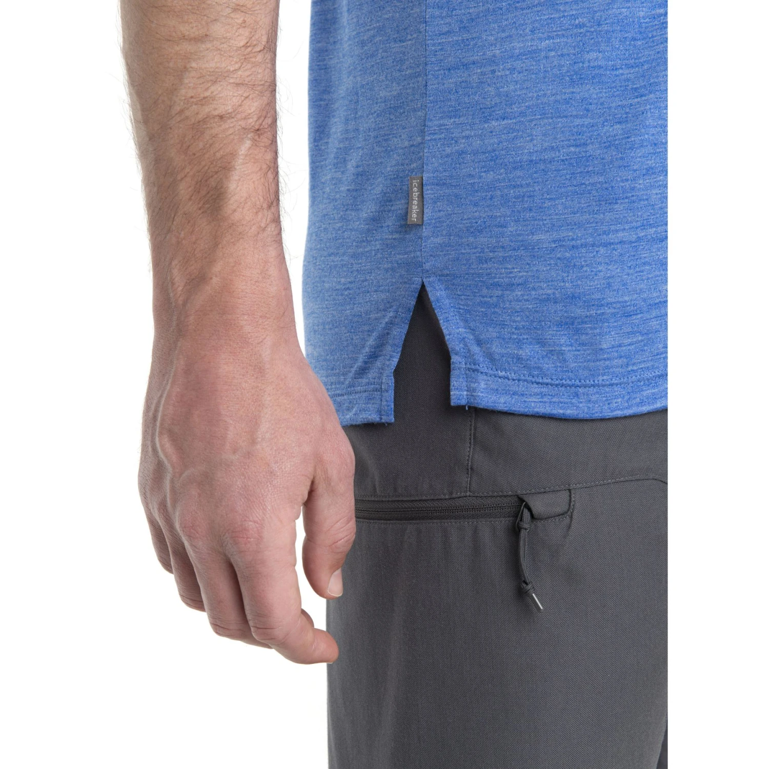 Icebreaker Sphere II T-Shirt Herren - Lazurite HTHR 6 Icebreaker Sphere II T-Shirt Herren - Lazurite HTHR – Bild 6