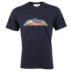Icebreaker Tech Lite II 7 Mountain Tops T-Shirt Herren - Midnight Navy