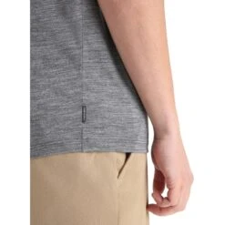 Icebreaker Tech Lite II Cadence Paths T-Shirt Herren - Gritstone Hthr -Deutschland Icebreaker Verkaufs-Shop icebreaker mens tech lite ii cadence paths short sleeve tee gritstone hthr 7 1383921