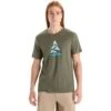 Icebreaker Tech Lite II Camping Grounds T-Shirt Herren - Loden