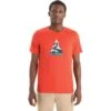 Icebreaker Tech Lite II Camping Grounds T-Shirt Herren - Vibrant Earth