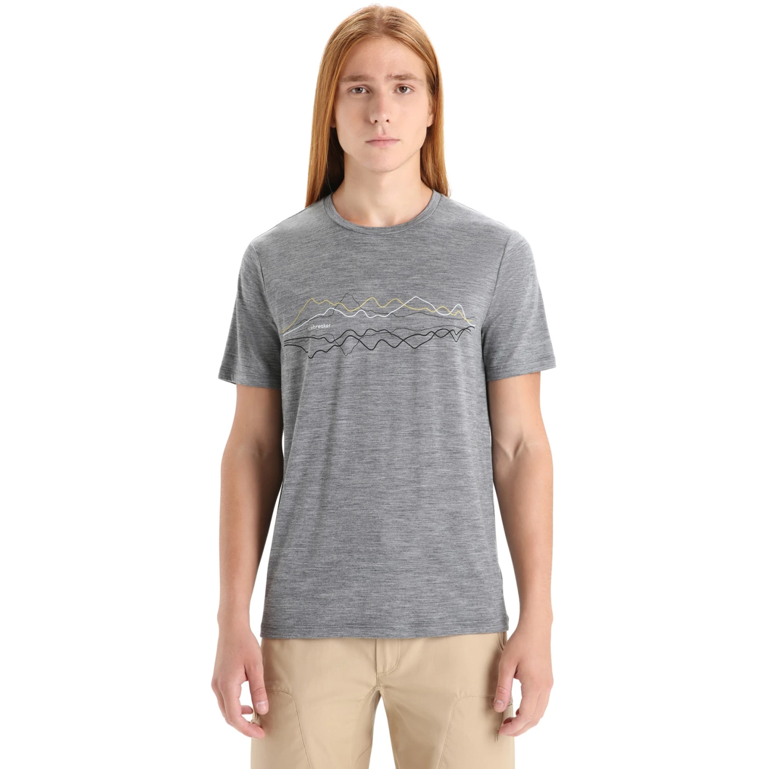 Icebreaker Tech Lite II Icebreaker T-Shirt Herren - Gritstone Hthr 1 Icebreaker Tech Lite II Icebreaker T-Shirt Herren - Gritstone Hthr