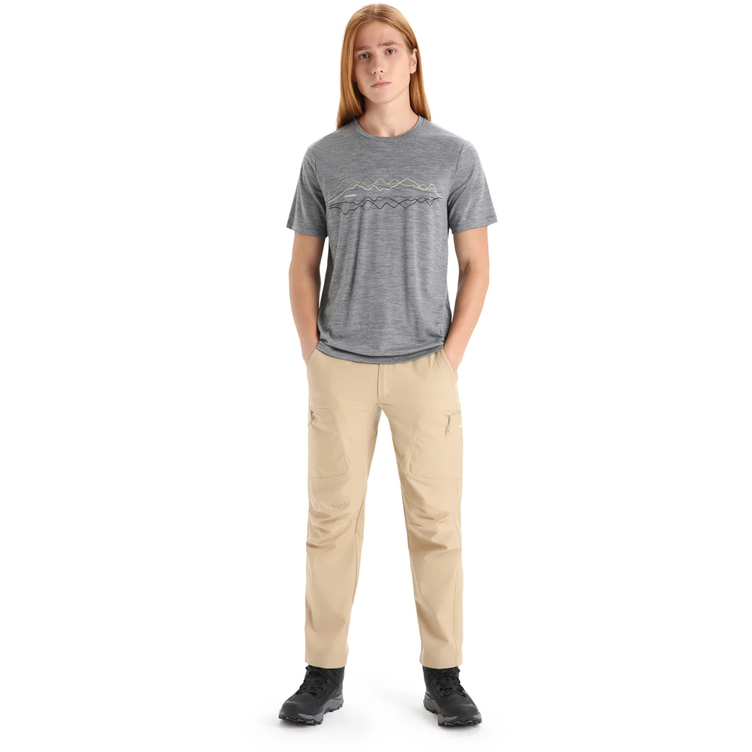 Icebreaker Tech Lite II Icebreaker T-Shirt Herren - Gritstone Hthr 5 Icebreaker Tech Lite II Icebreaker T-Shirt Herren - Gritstone Hthr – Bild 5