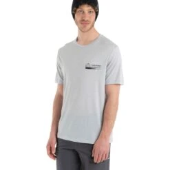 Icebreaker Tech Lite II Mountain Layers T-Shirt Herren - Ether