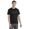 Icebreaker Tech Lite II Ski Stripes T-Shirt Herren - Schwarz
