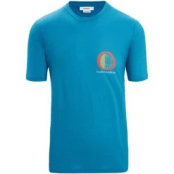 Icebreaker Tech Lite II Spring Glow T-Shirt Herren - Geo Blue 9 Icebreaker Tech Lite II Spring Glow T-Shirt Herren - Geo Blue -Deutschland Icebreaker Verkaufs-Shop icebreaker mens tech lite ii spring glow short sleeve tee geo blue 1 1383048