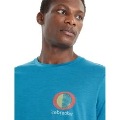 Icebreaker Tech Lite II Spring Glow T-Shirt Herren - Geo Blue 12 Icebreaker Tech Lite II Spring Glow T-Shirt Herren - Geo Blue -Deutschland Icebreaker Verkaufs-Shop icebreaker mens tech lite ii spring glow short sleeve tee geo blue 6 1383053