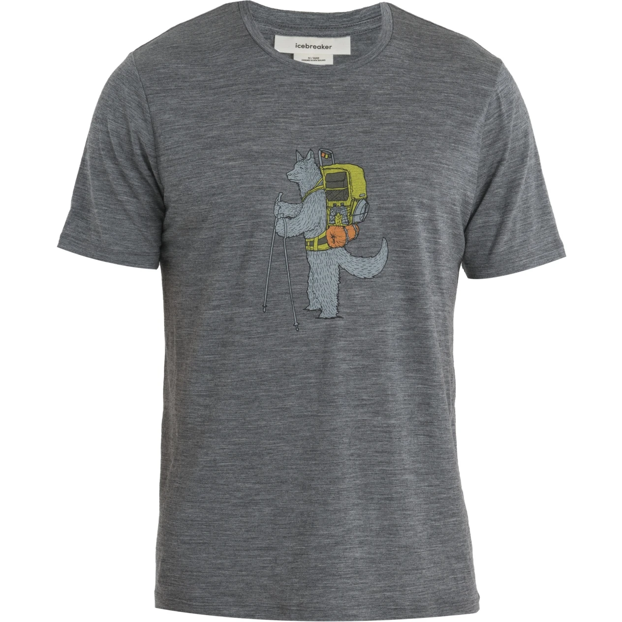 Icebreaker Tech Lite II Tech Head T-Shirt Herren - Gritstone HTHR 3 Icebreaker Tech Lite II Tech Head T-Shirt Herren - Gritstone HTHR – Bild 3