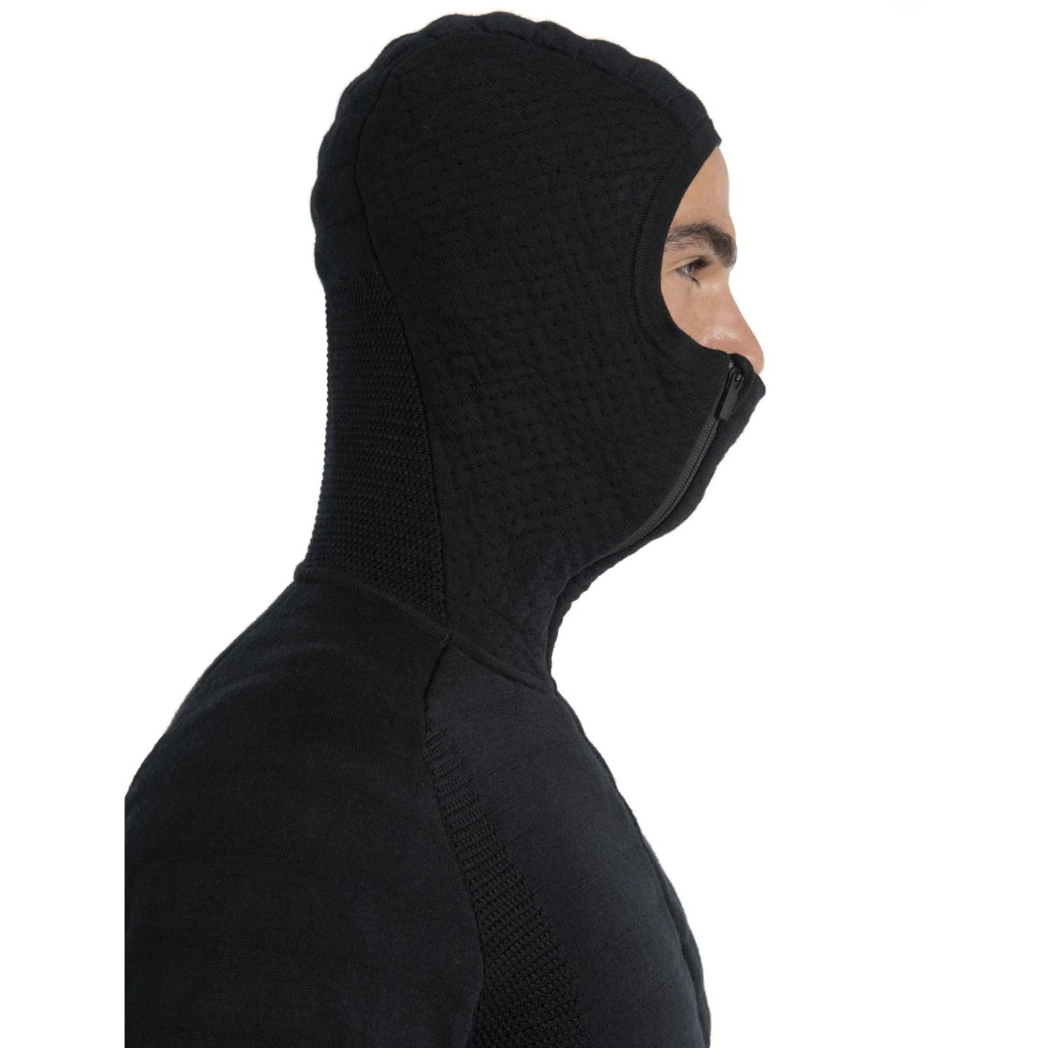 Icebreaker ZoneKnit™ Explore Kapuzenjacke Herren - Schwarz 11 Icebreaker ZoneKnit™ Explore Kapuzenjacke Herren - Schwarz – Bild 11