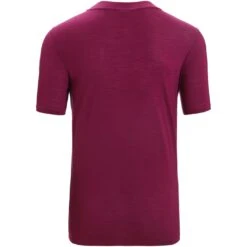 Icebreaker ZoneKnit™ GEODETIC T-Shirt Herren - Geo Blue/Go Berry/AOP -Deutschland Icebreaker Verkaufs-Shop icebreaker mens zoneknit geodetic short sleeve tee geo blue go berry aop 2 1383458