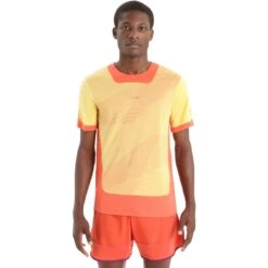 Icebreaker ZoneKnit™ GEODETIC T-Shirt Herren - Summer/Vibrant Earth/AOP