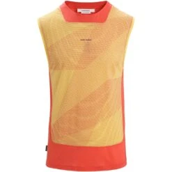 Icebreaker ZoneKnit™ GEODETIC Tanktop Herren - Summer/Vibrant Earth/AOP -Deutschland Icebreaker Verkaufs-Shop icebreaker mens zoneknit geodetic tank summer vibrant earth aop 1 1383522