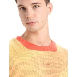 Icebreaker ZoneKnit™ GEODETIC Tanktop Herren - Summer/Vibrant Earth/AOP -Deutschland Icebreaker Verkaufs-Shop icebreaker mens zoneknit geodetic tank summer vibrant earth aop 6 1383527