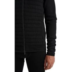 Icebreaker ZoneKnit™ Insulated Kapuzenjacke Herren - Schwarz -Deutschland Icebreaker Verkaufs-Shop icebreaker mens zoneknit insulated zip hoodie black 7 1040634