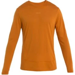 Icebreaker ZoneKnit™ Langarmshirt Herren - Earth -Deutschland Icebreaker Verkaufs-Shop icebreaker mens zoneknit long sleeve tee earth 1 1487365