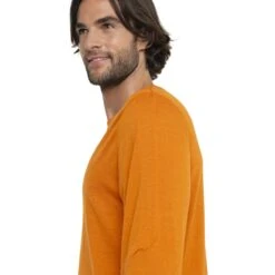 Icebreaker ZoneKnit™ Langarmshirt Herren - Earth -Deutschland Icebreaker Verkaufs-Shop icebreaker mens zoneknit long sleeve tee earth 4 1536290