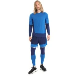 Icebreaker ZoneKnit™ Langarmshirt Herren - Lazurite/Royal Navy -Deutschland Icebreaker Verkaufs-Shop icebreaker mens zoneknit long sleeve tee lazurite royal navy 6 1265328