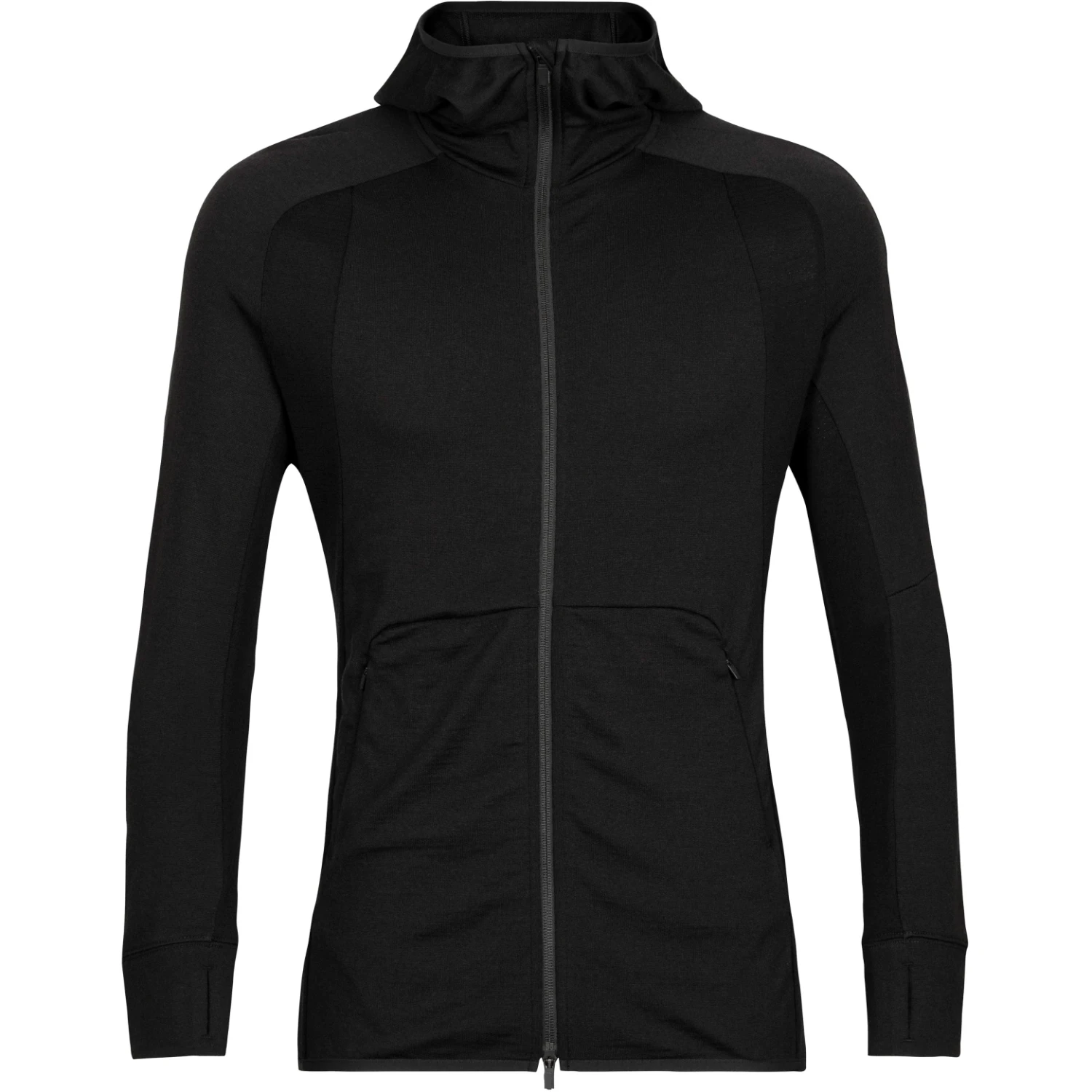 Icebreaker ZoneKnit™ Kapuzenjacke Herren - Schwarz 3 Icebreaker ZoneKnit™ Kapuzenjacke Herren - Schwarz – Bild 3
