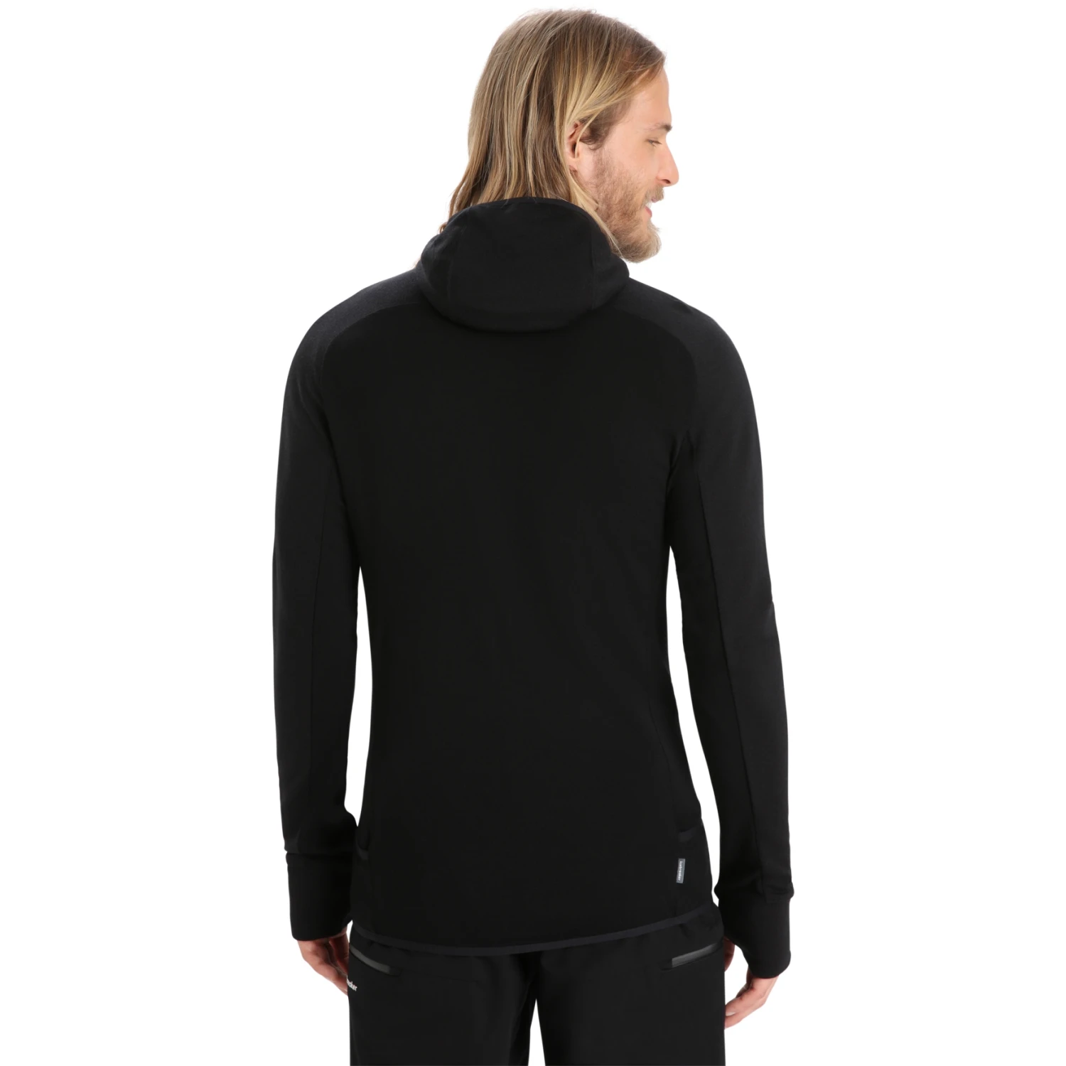 Icebreaker ZoneKnit™ Kapuzenjacke Herren - Schwarz 2 Icebreaker ZoneKnit™ Kapuzenjacke Herren - Schwarz – Bild 2