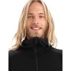 Icebreaker ZoneKnit™ Kapuzenjacke Herren - Schwarz 13 Icebreaker ZoneKnit™ Kapuzenjacke Herren - Schwarz -Deutschland Icebreaker Verkaufs-Shop icebreaker mens zoneknit long sleeve zip hoodie jacket black 5 1264958
