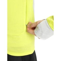 Icebreaker ZoneKnit™ Jacke Herren - Shine/Ether -Deutschland Icebreaker Verkaufs-Shop icebreaker mens zoneknit long sleeve zip jacket shine ether 6 1265395