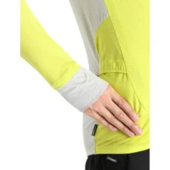 Icebreaker ZoneKnit™ Jacke Herren - Shine/Ether -Deutschland Icebreaker Verkaufs-Shop icebreaker mens zoneknit long sleeve zip jacket shine ether 7 1265396