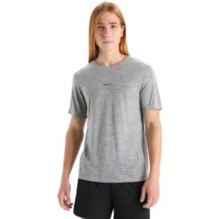 Icebreaker ZoneKnit™ T-Shirt Herren - Metro Hthr