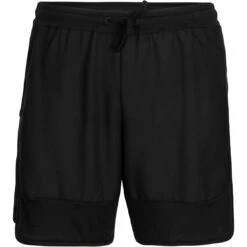 Icebreaker ZoneKnit™ Shorts Herren - Schwarz -Deutschland Icebreaker Verkaufs-Shop icebreaker mens zoneknit shorts black 1 1265421